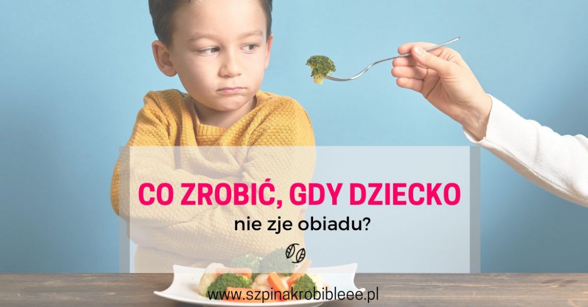 Co zrobić, gdy dziecko nie zje obiadu Co zrobić, gdy dziecko nie zje obiadu